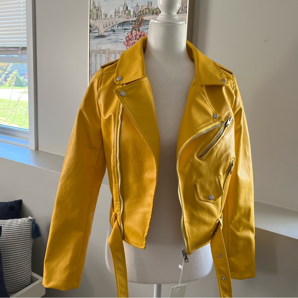 ❌SOLD Kela Yila Faux Leather Jacket - Picture 6 of 8